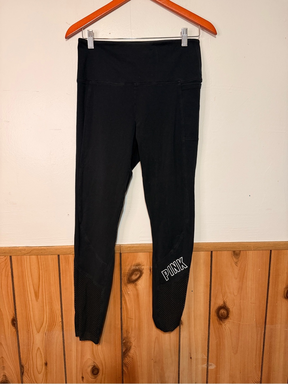 PINK Victoria's Secret Black Yoga Leggings